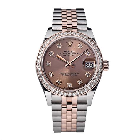 rolex datejust lady 31 oyster 31mm steel and everose gold|rolex datejust 31 gold price.